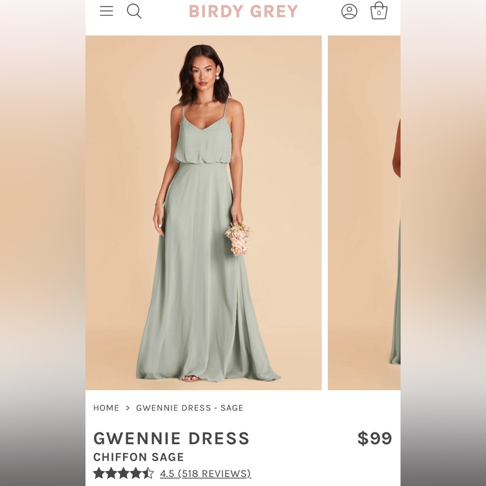 Birdy Grey bridesmaid’s dress - Gwennie sage